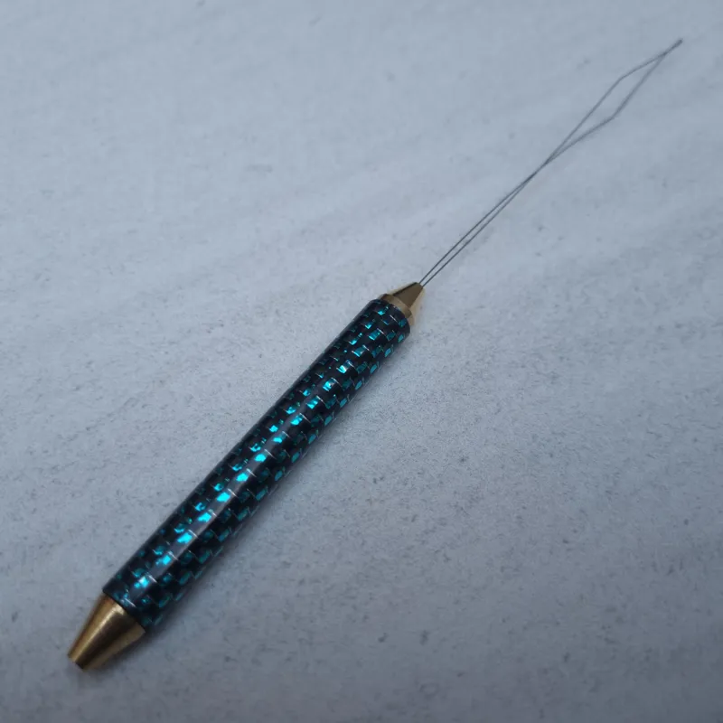 Dr.Slick JUMBO Carbon Fiber Handle Bobbin Threader with Half Hitch Tool-3